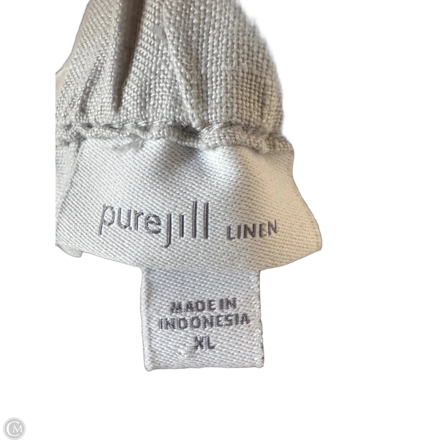 Pants Linen By Pure Jill In Beige, Size: 16