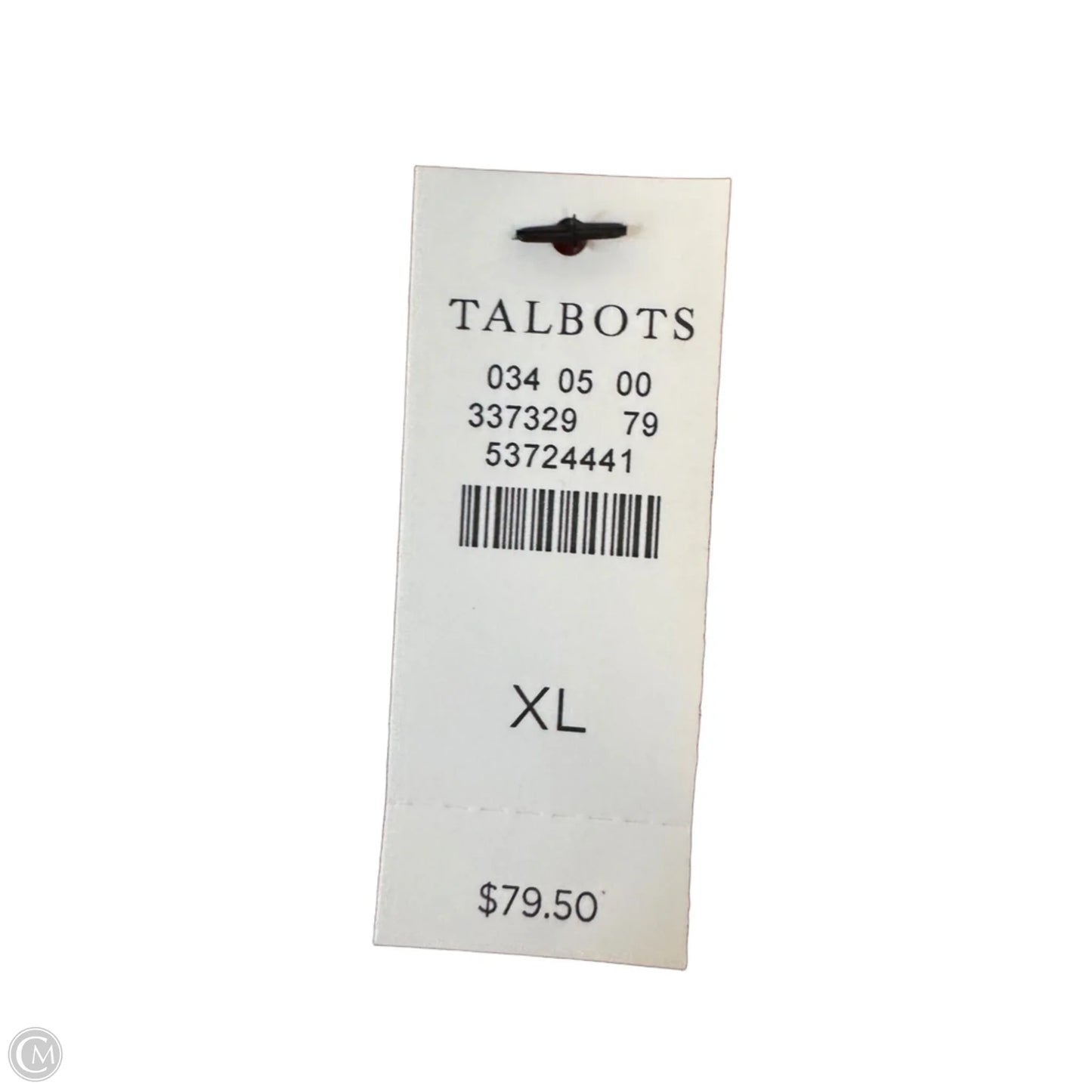 Dress Casual Short By Talbots In Blue & White, Size: Xl
