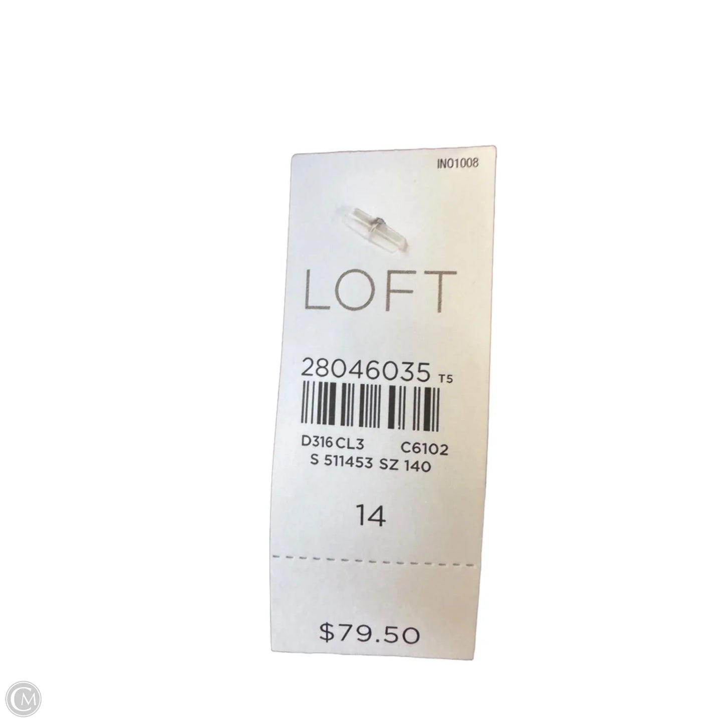 Dress Casual Short By Loft In Grey, Size: L