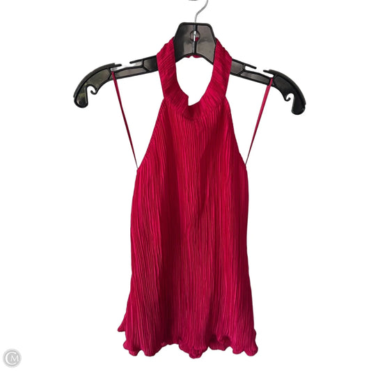Dress Casual Short By Anthropologie In Red, Size: Xs