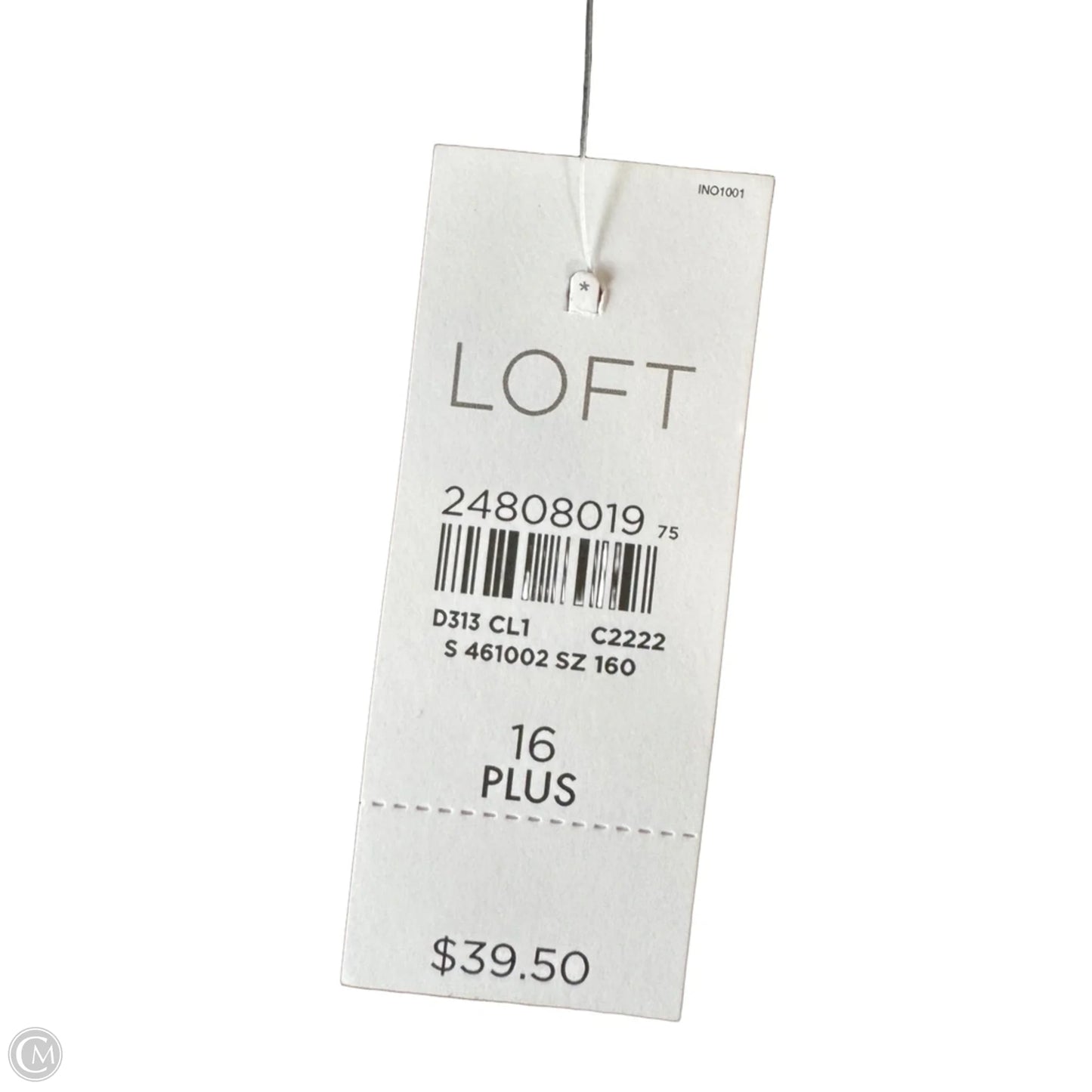 Top Sleeveless By Loft In Black, Size: Xl