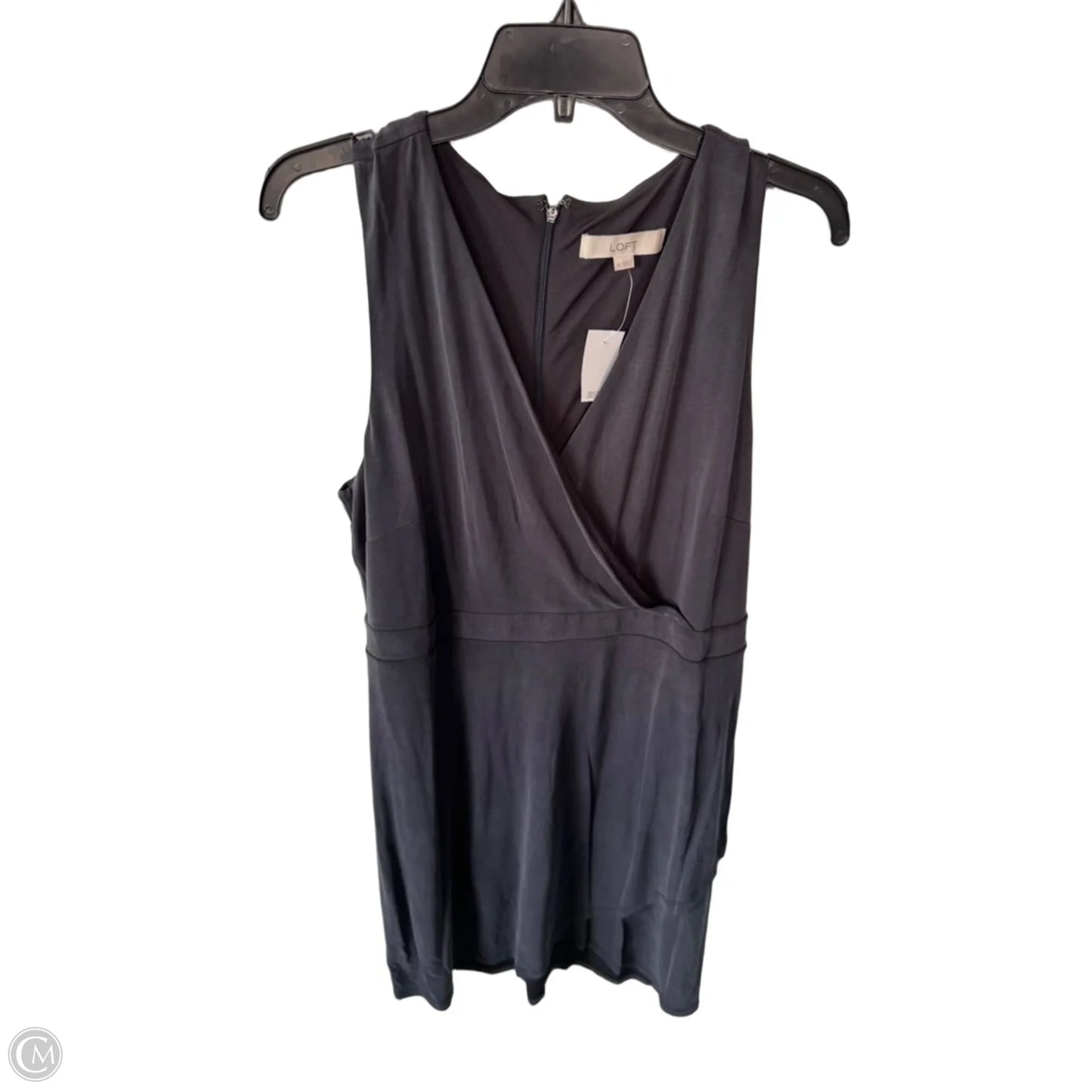 Dress Casual Midi By Loft In Grey, Size: L
