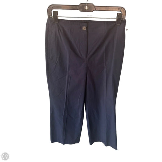 Pants Wide Leg By Talbots In Navy, Size: 4p
