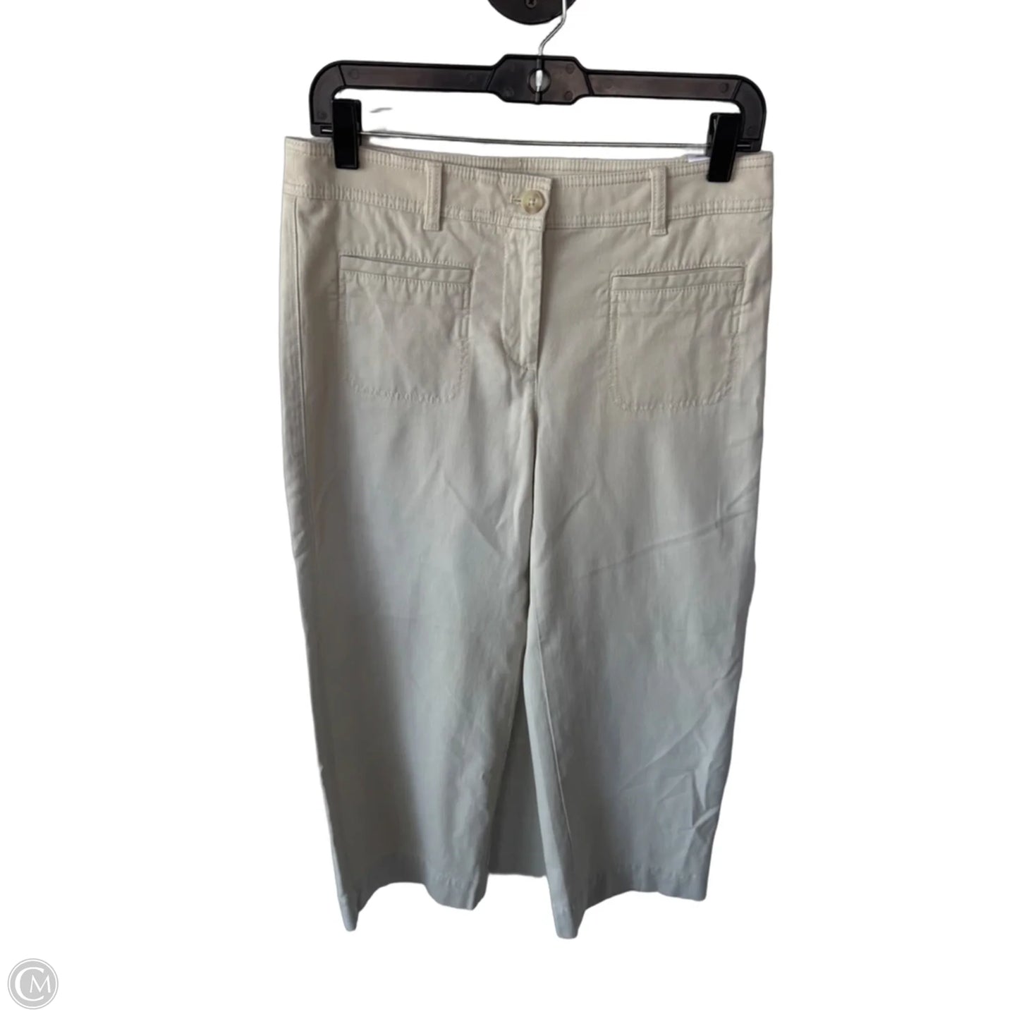 Pants Wide Leg By Talbots In Cream, Size: 4p