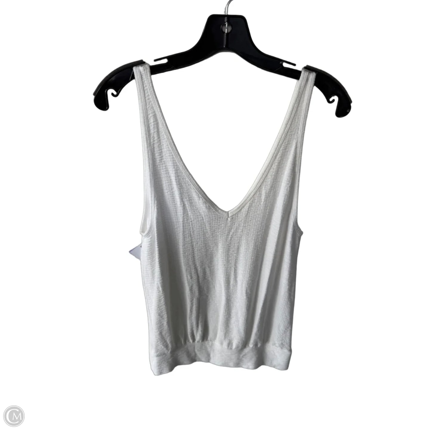 Top Sleeveless By Anthropologie In White, Size: M