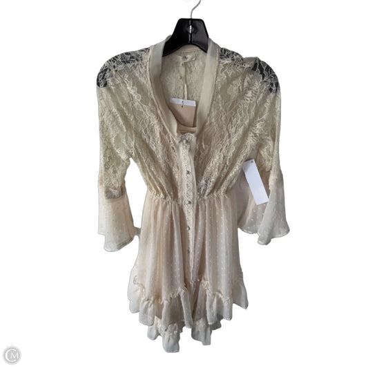 Dress Set 2pc By Ryu In Cream, Size: S