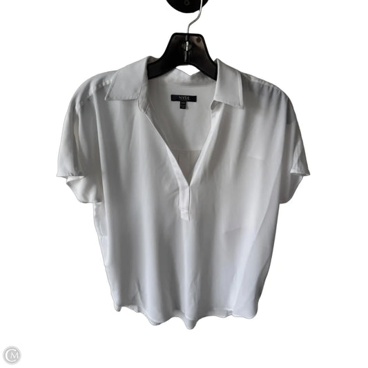 Top Short Sleeve By Not Your Daughters Jeans In White, Size: Xxs
