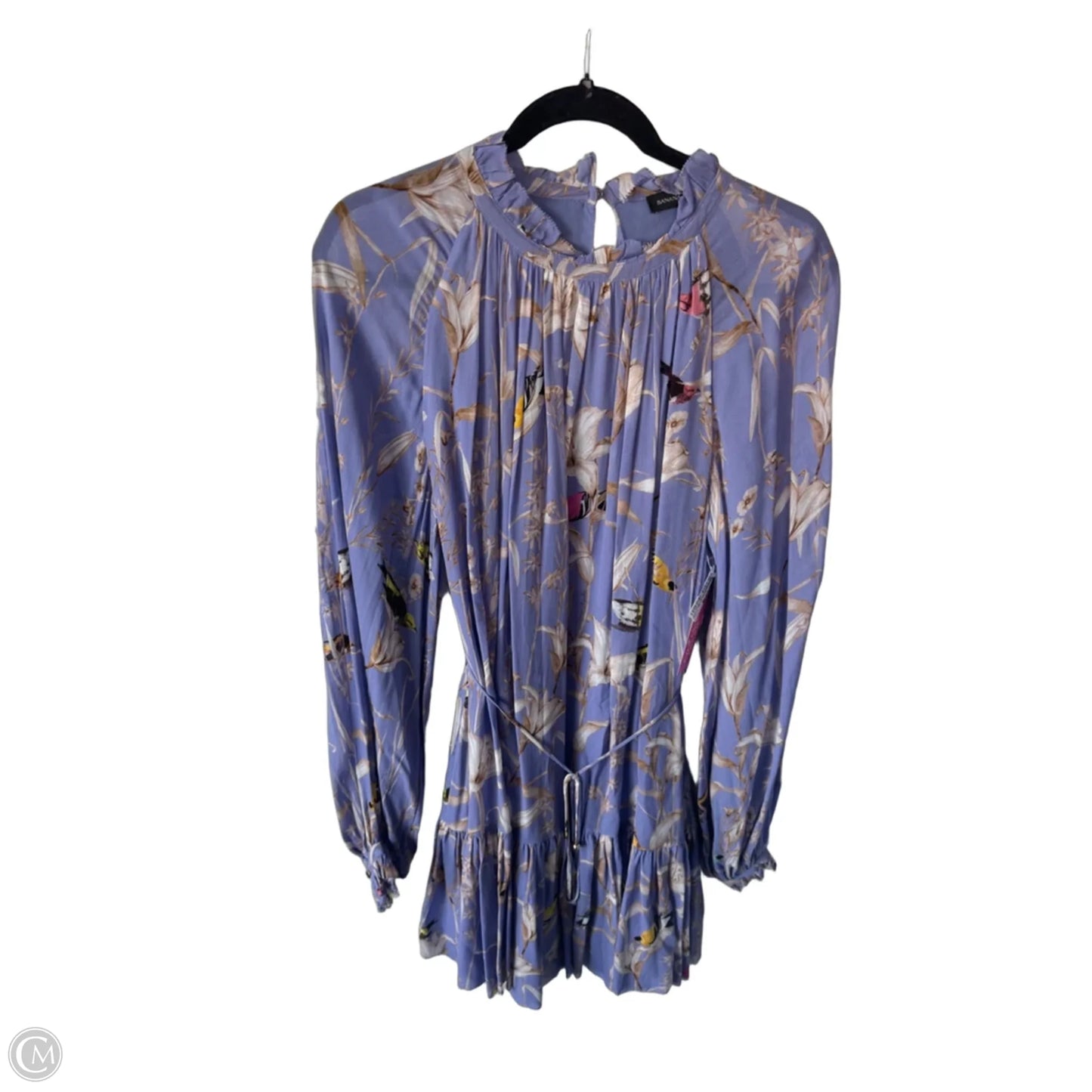 Dress Casual Midi By Banana Republic In Purple, Size: M