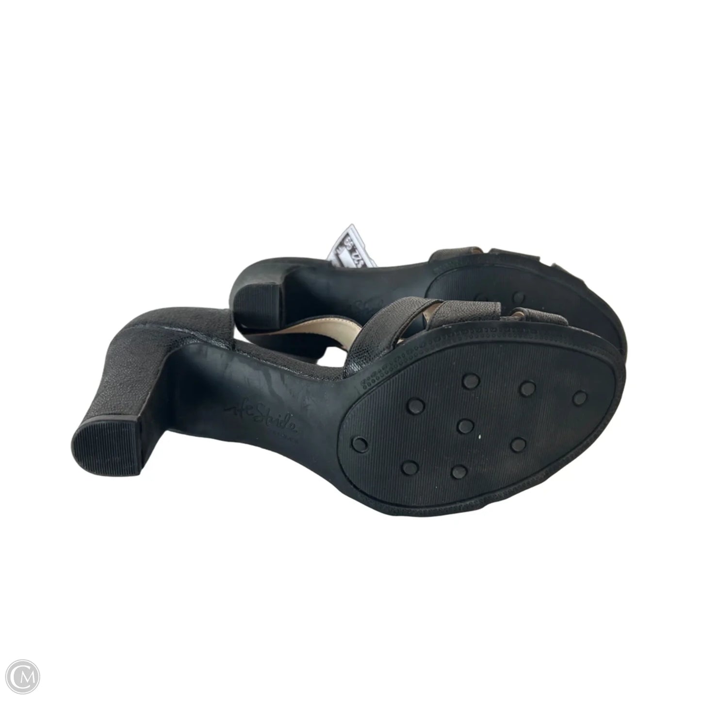 Sandals Heels Block By Life Stride In Black, Size: 8.5