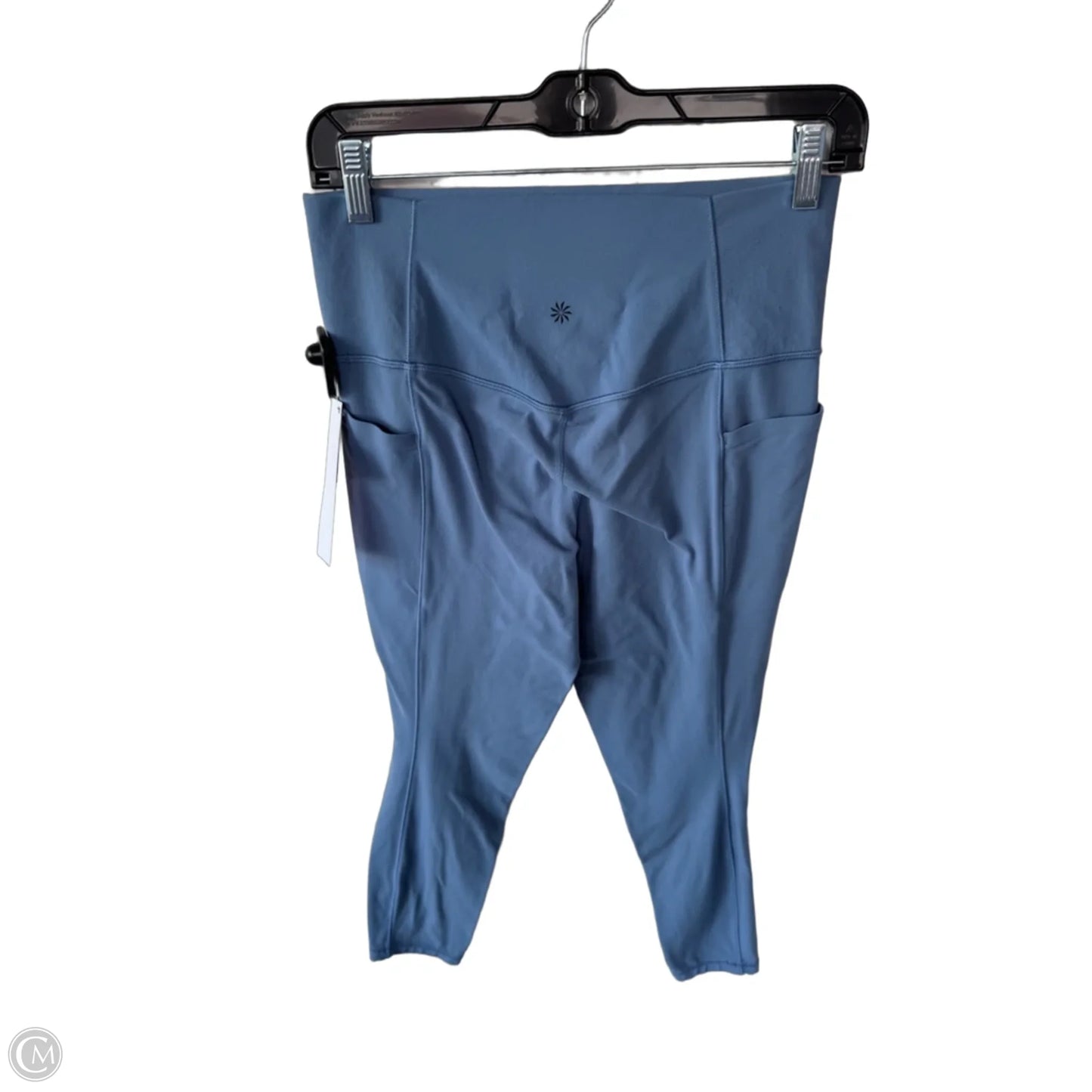 Athletic Leggings By Athleta In Blue, Size: 8