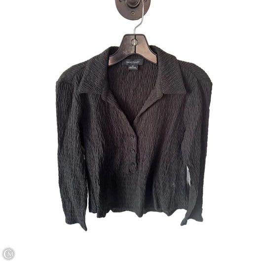 Top Long Sleeve By Sanctuary In Black, Size: Mp