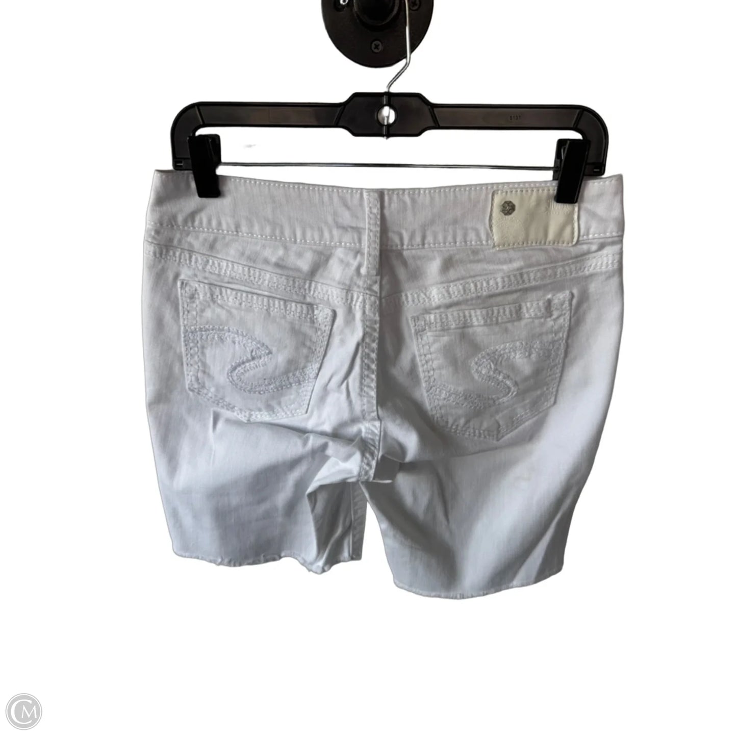 Shorts By Silver In White Denim, Size: 8