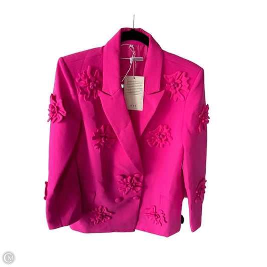 Blazer By Clothes Mentor In Pink, Size: L
