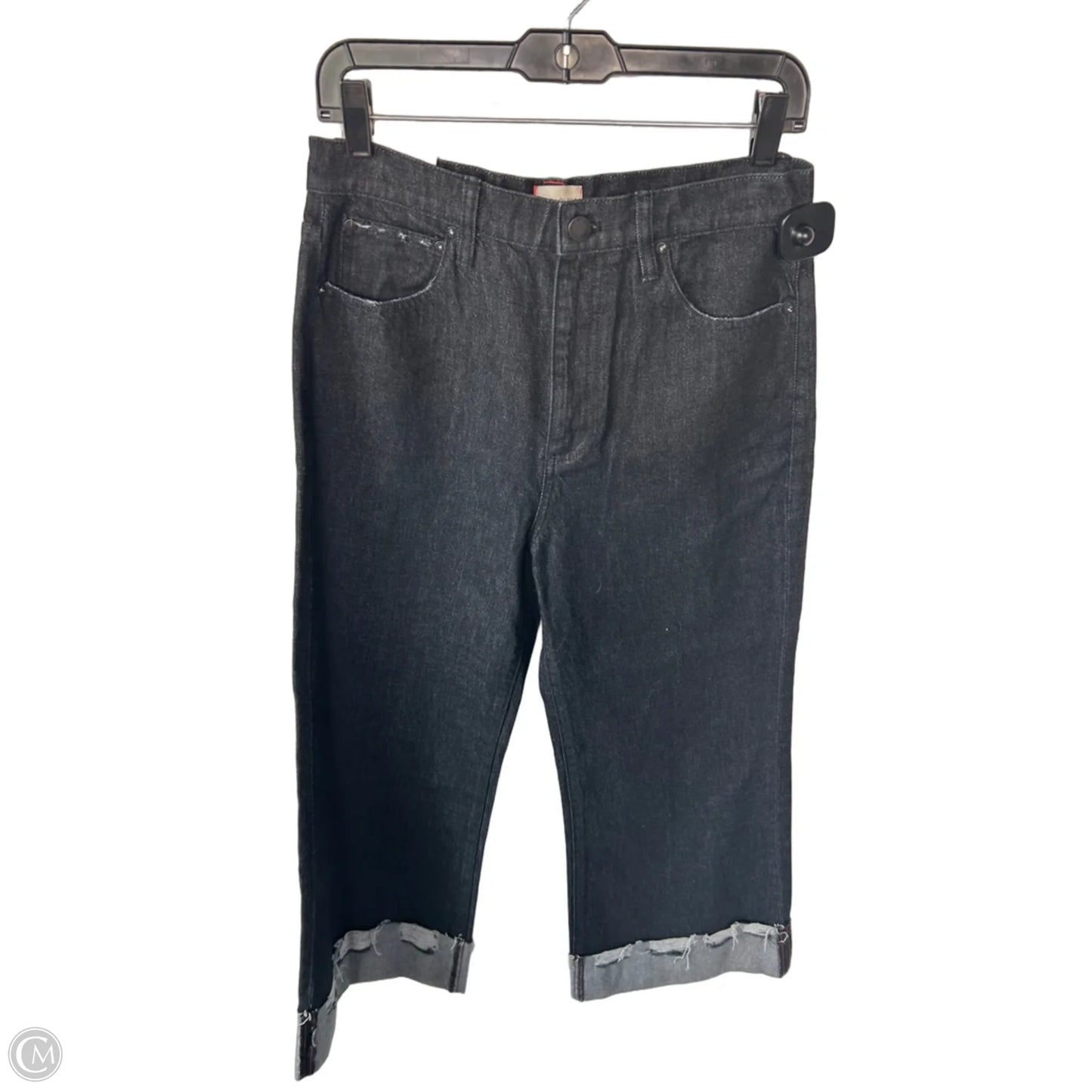 Jeans Designer By Alice + Olivia In Black Denim, Size: 8