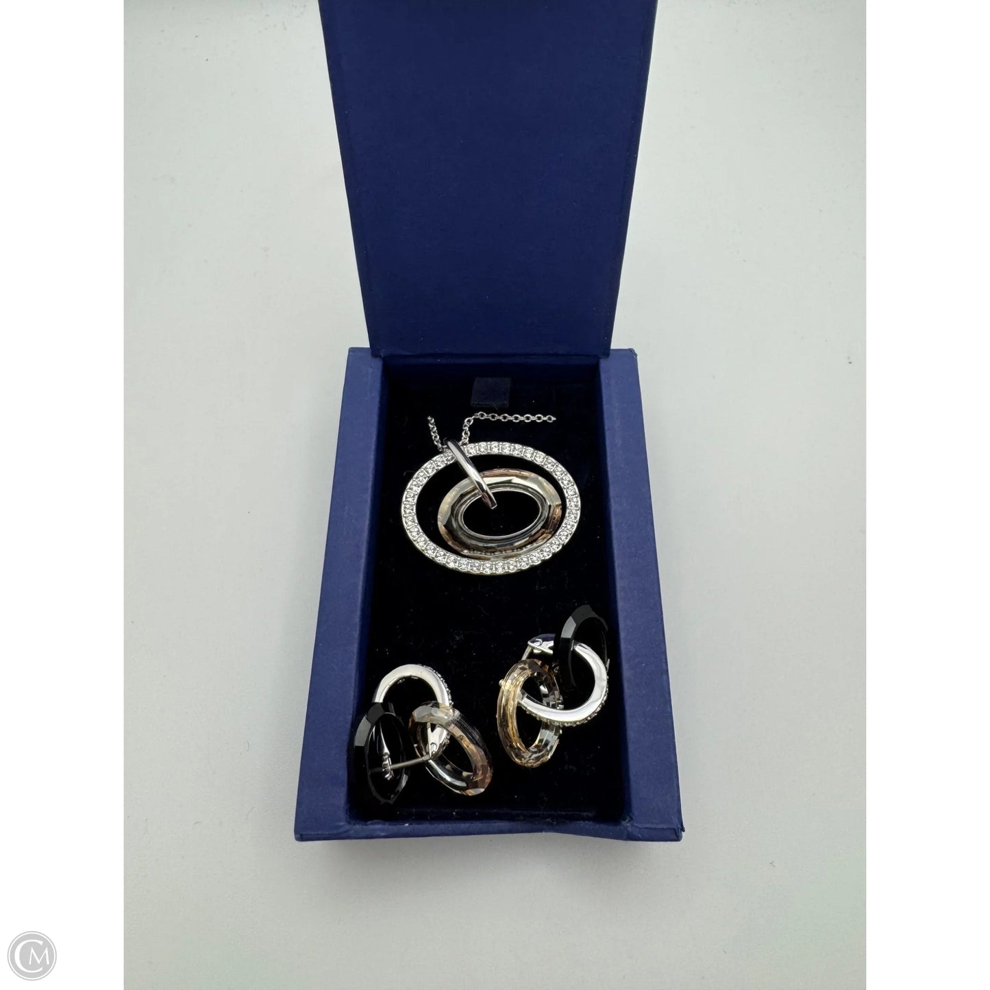 Necklace Set Designer By Swarovski, Size: 02 Piece Set