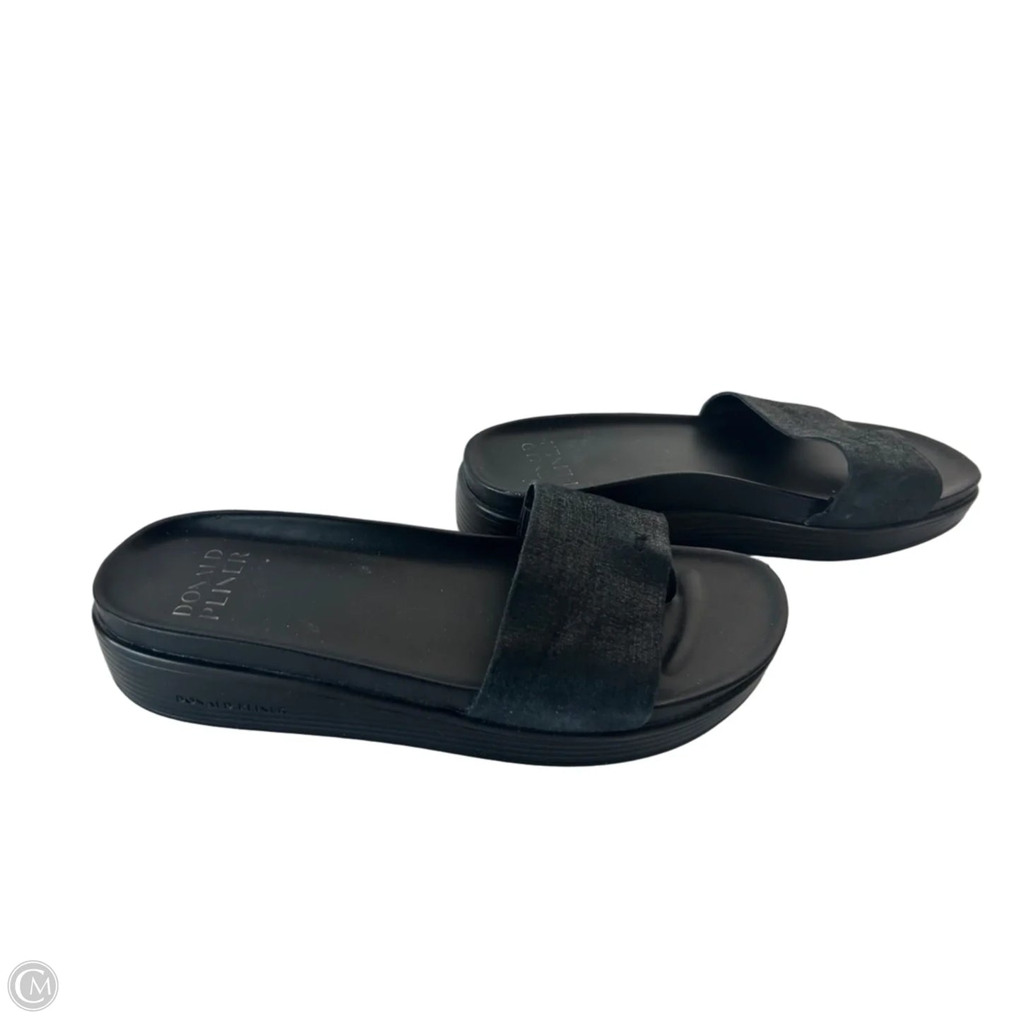 Sandals Flats By Donald Pliner In Black, Size: 8