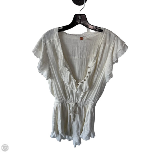 Romper By Free People In Cream, Size: L