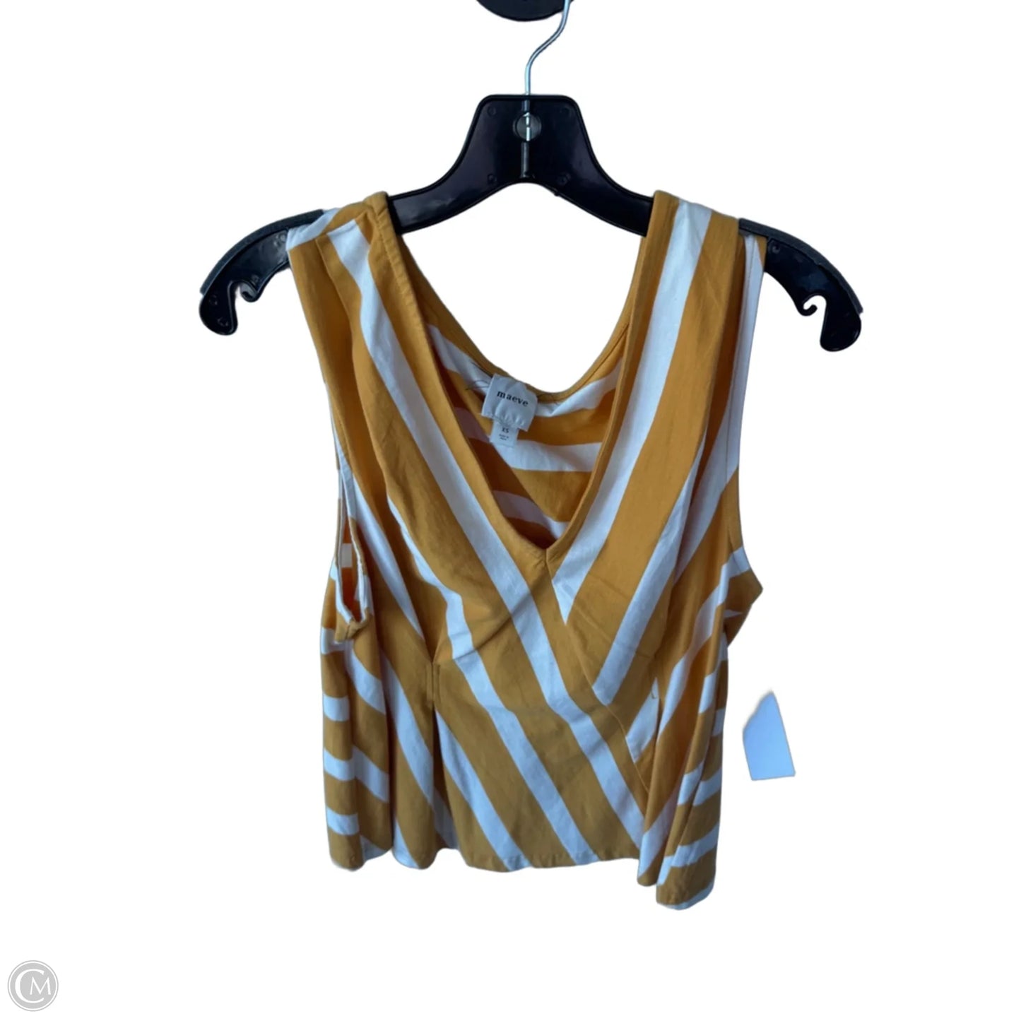 Top Sleeveless By Maeve In Yellow, Size: Xs