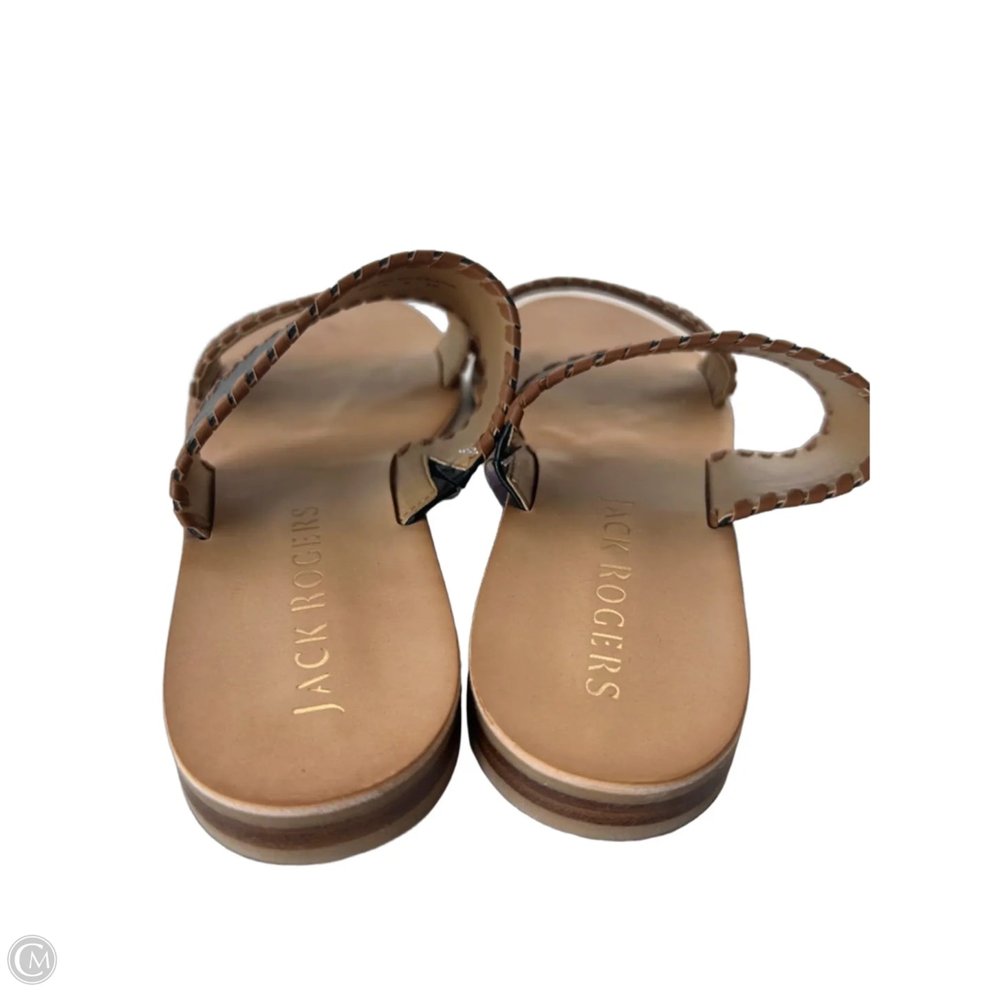 Sandals Flats By Jack Rogers In Black & Brown, Size: 7