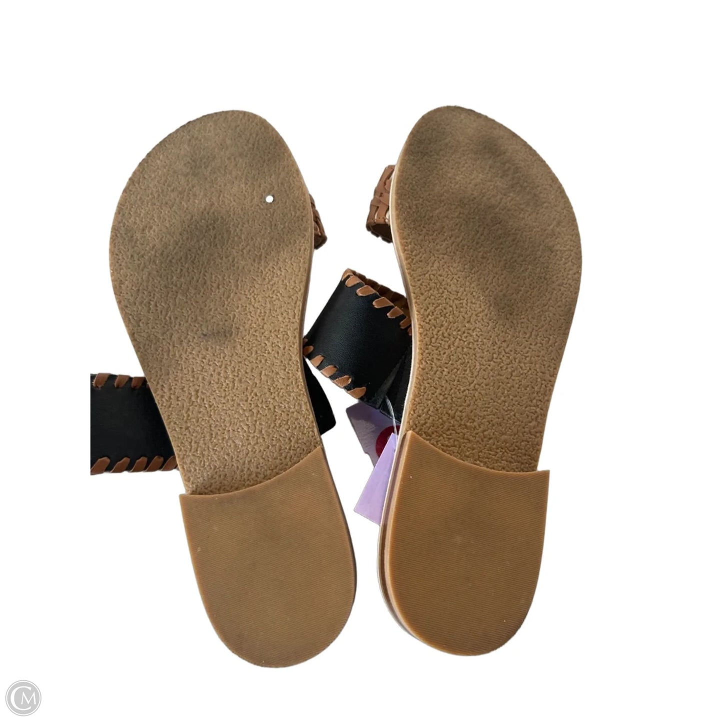 Sandals Flats By Jack Rogers In Black & Brown, Size: 7