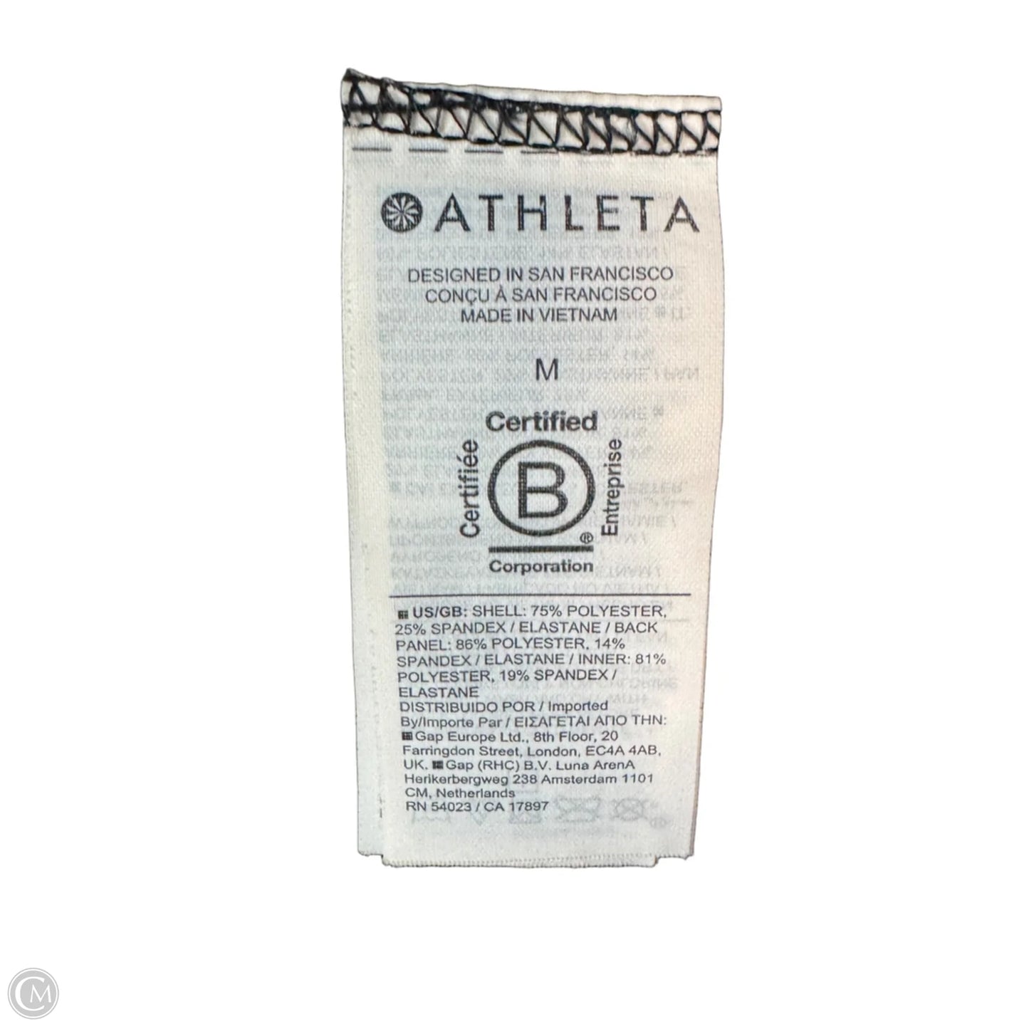 Athletic Dress By Athleta In Black, Size: M