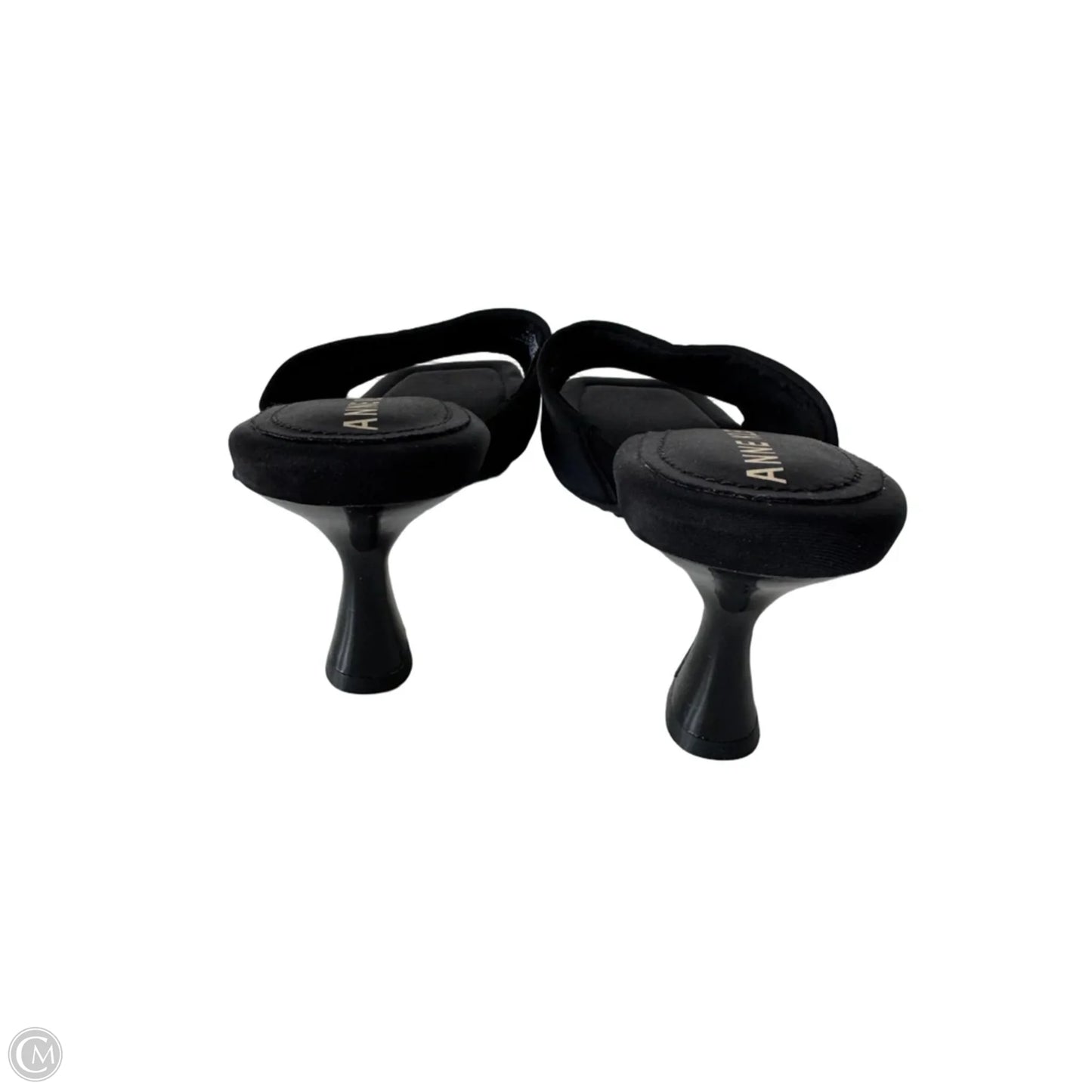 Sandals Heels Stiletto By Anne Klein In Black, Size: 8.5