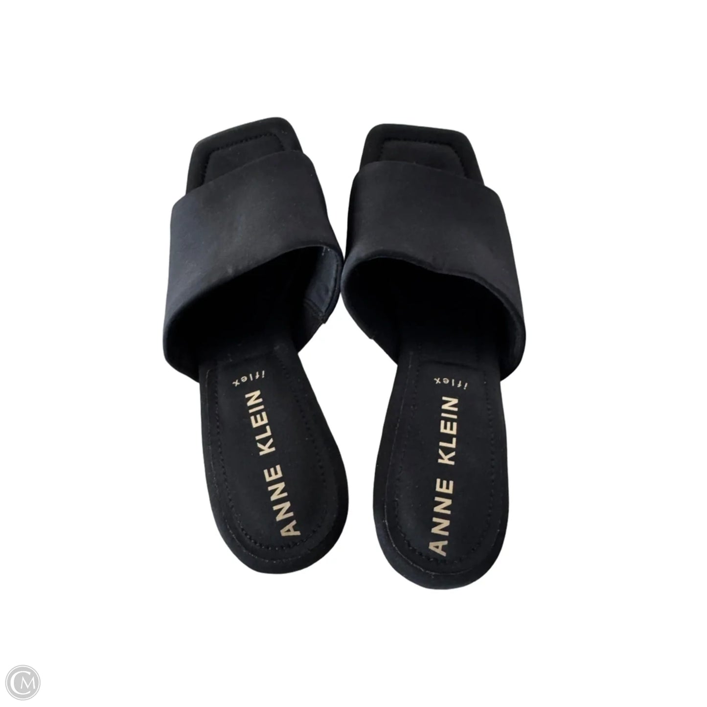 Sandals Heels Stiletto By Anne Klein In Black, Size: 8.5