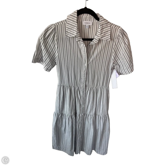 Dress Casual Maxi By Evereve In Black & White, Size: Xs