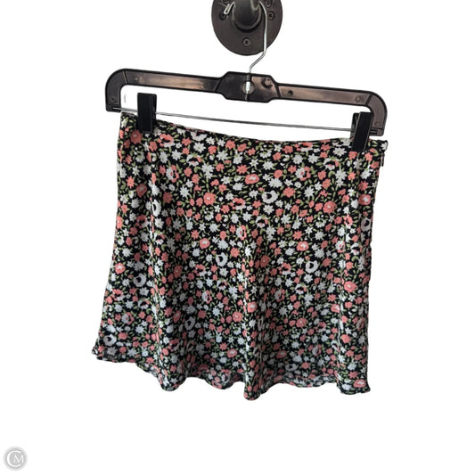 Skirt Mini & Short By Hyfve In Orange & White, Size: 4