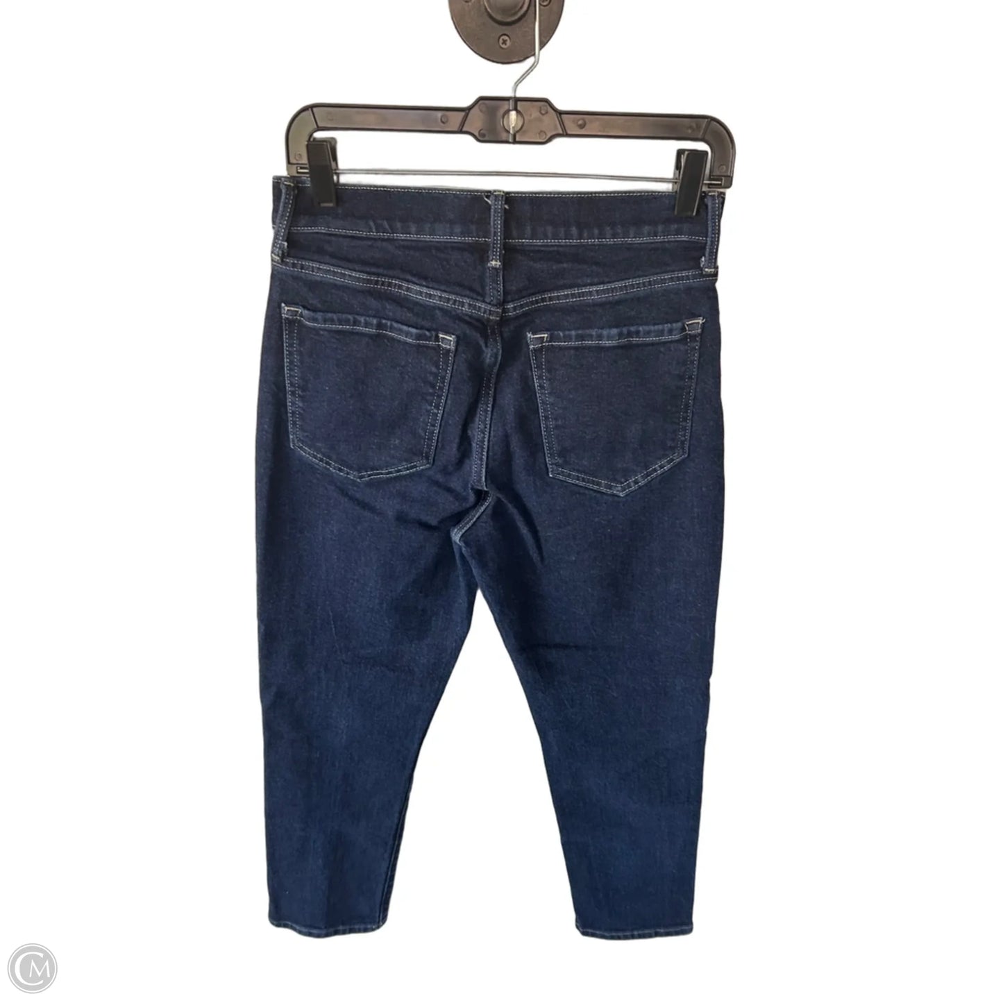 Jeans Straight By Banana Republic In Blue Denim, Size: 4