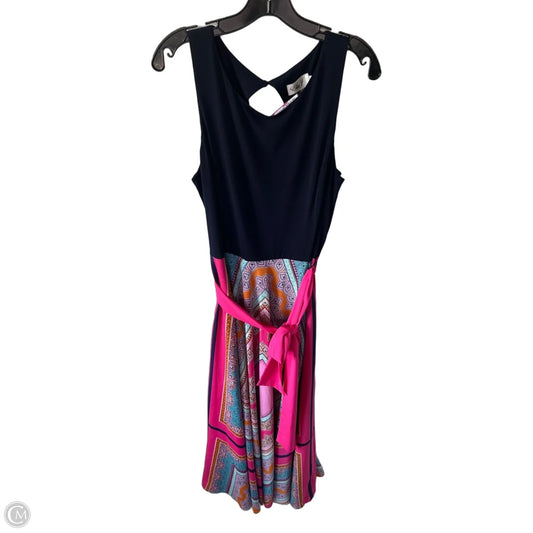 Dress Party Long By Eliza J In Blue & Pink, Size: 1x