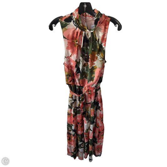 Dress Party Long By Cmc In Green & Orange, Size: Xl