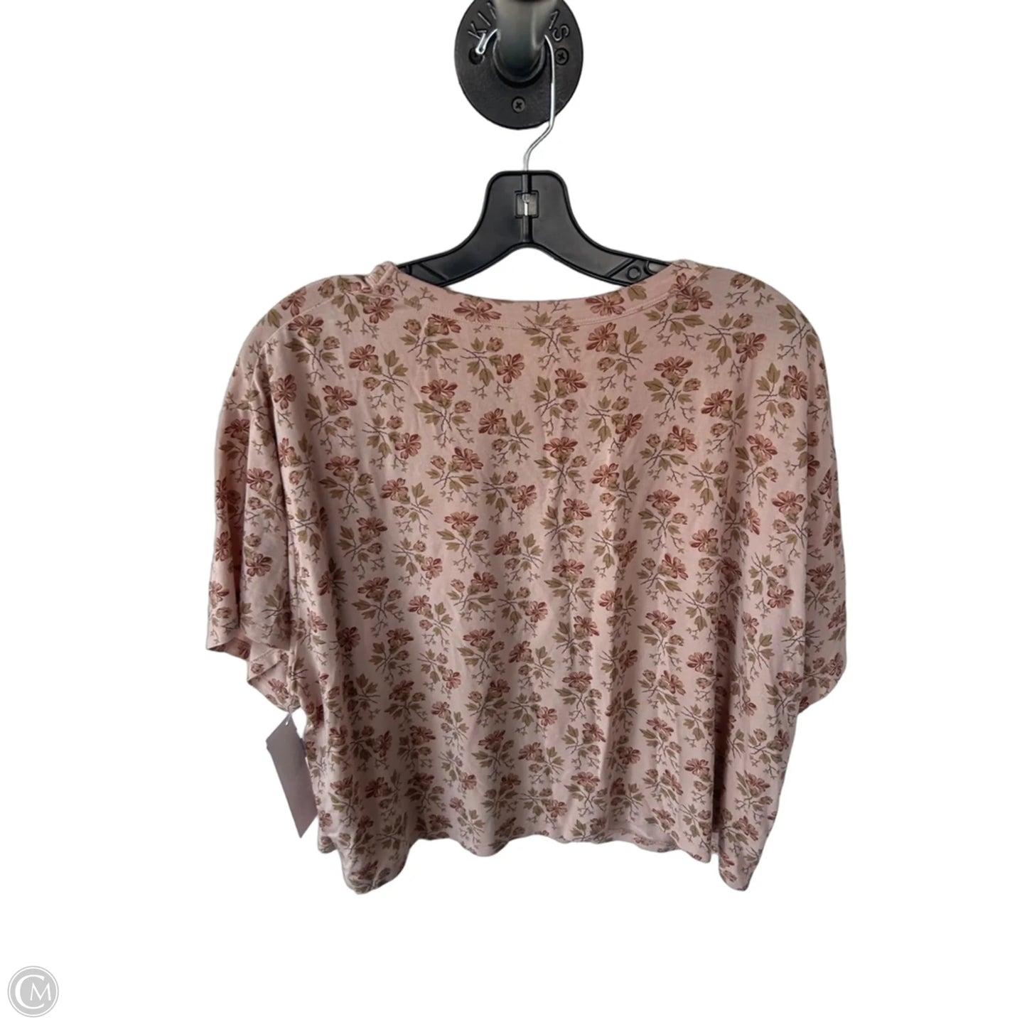 Pajamas 2pc By Clothes Mentor In Pink & Tan, Size: L