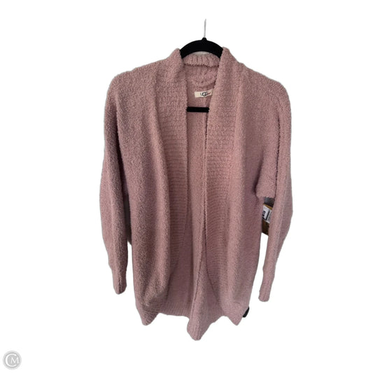 Sweater Cardigan Designer By Ugg In Pink, Size: S