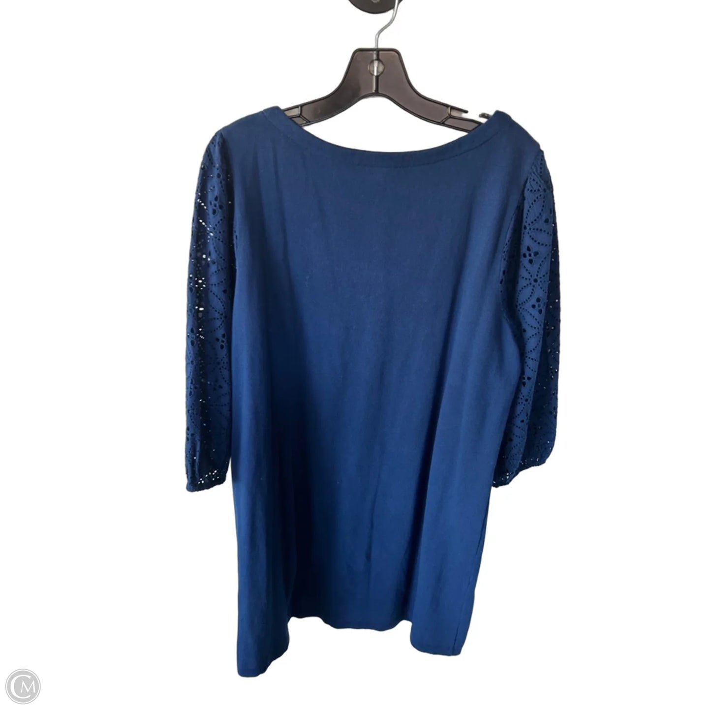 Dress Casual Midi By J. Jill In Blue, Size: L
