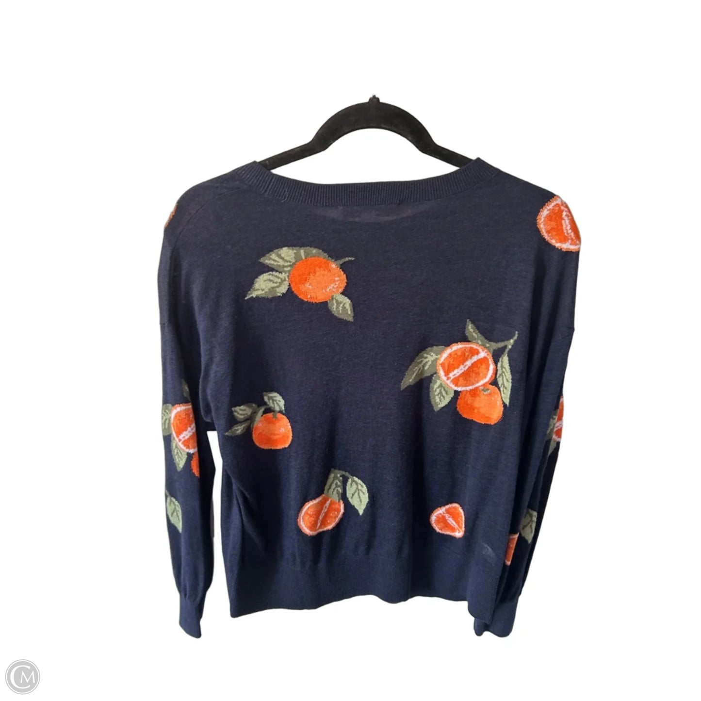 Sweater By Loft In Blue & Orange, Size: M