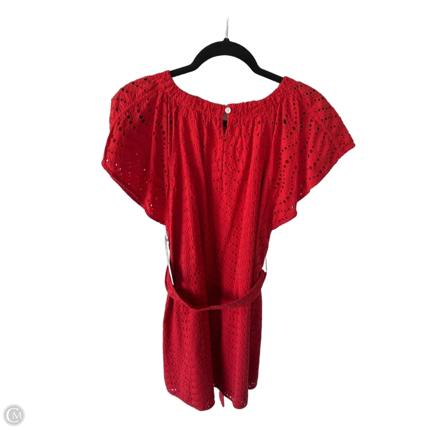 Dress Casual Midi By Ann Taylor In Red, Size: S