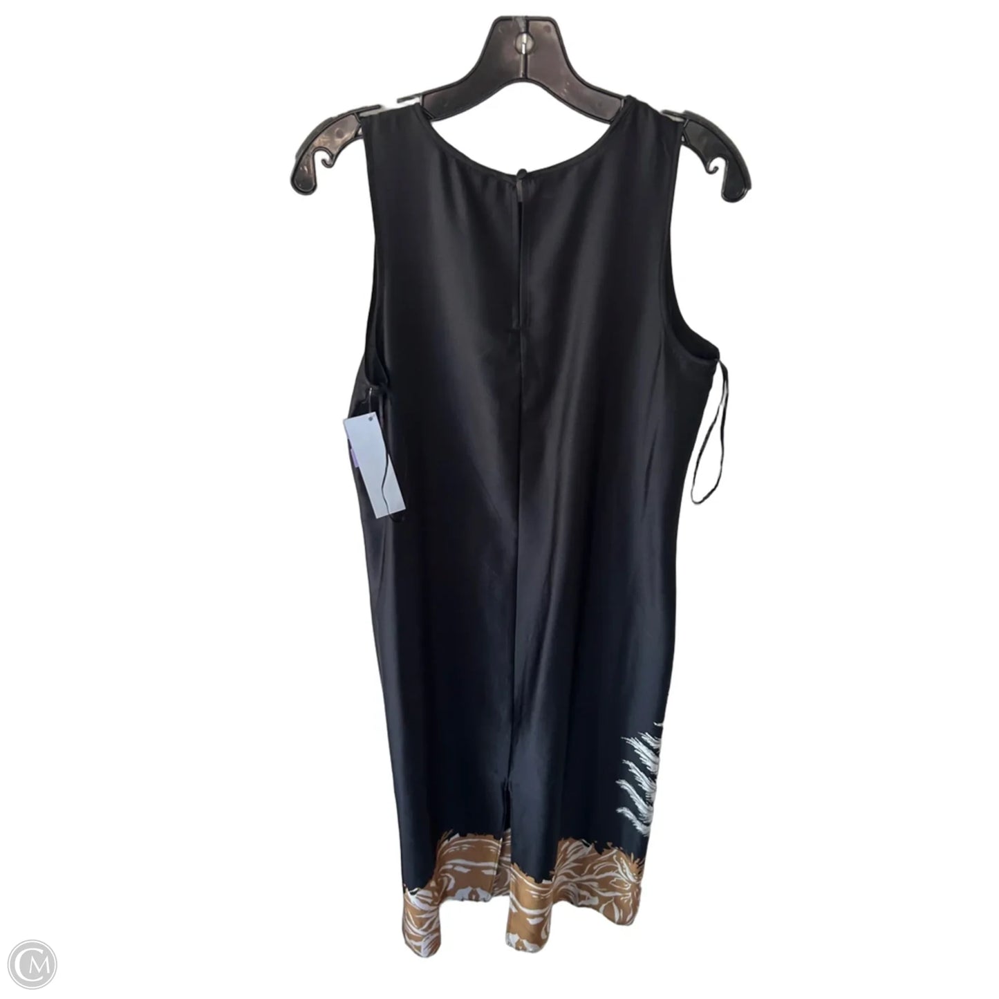 Dress Casual Maxi By Vince Camuto In Black & Cream, Size: S