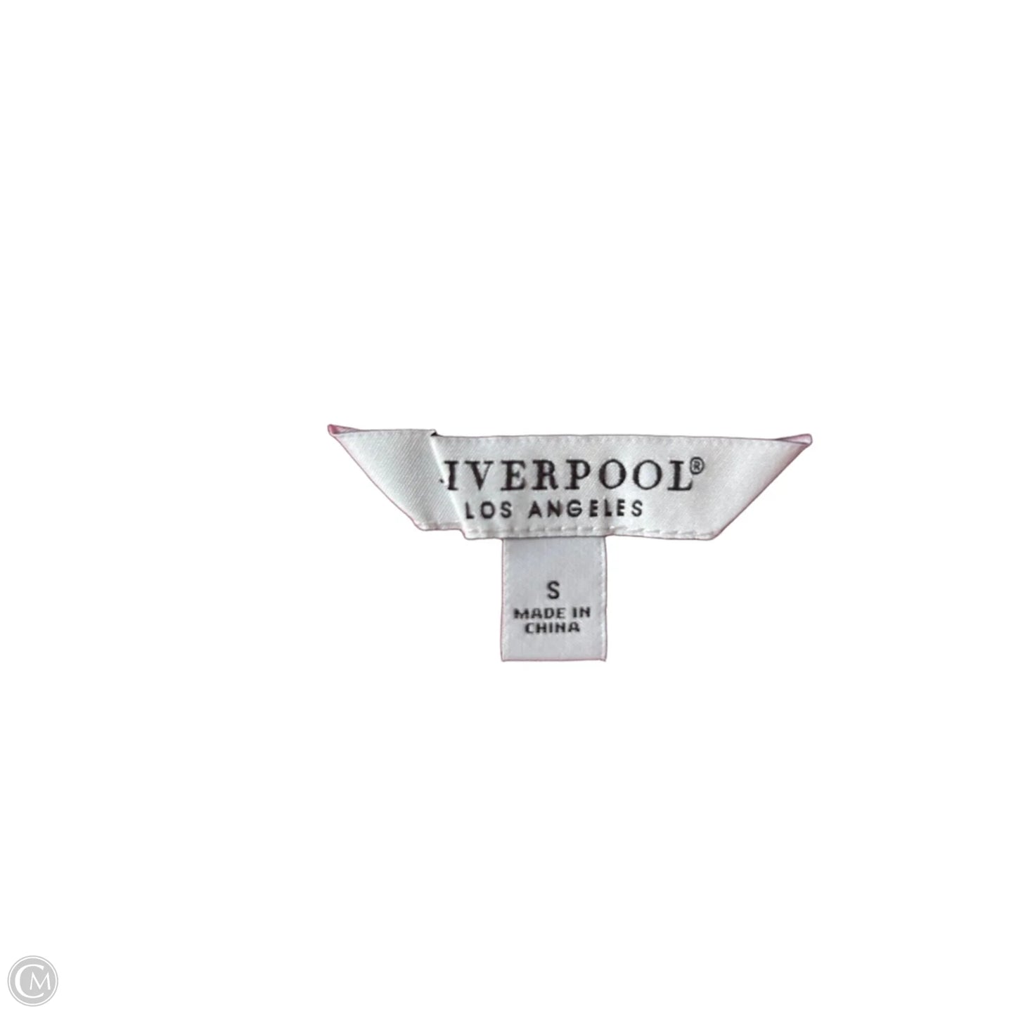 Top Short Sleeve By Liverpool In Pink, Size: S