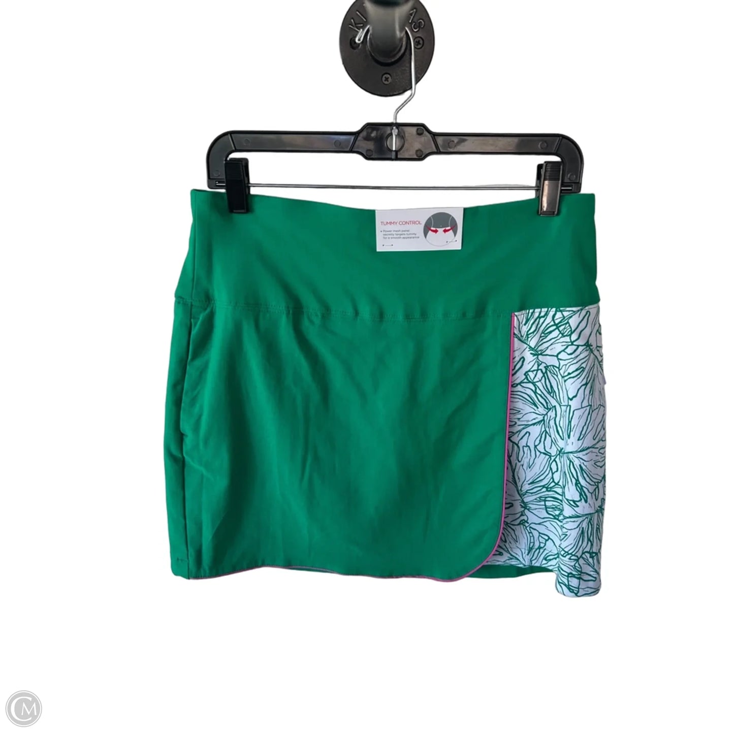 Athletic Skort By Lady Hagen In Green & White, Size: 8