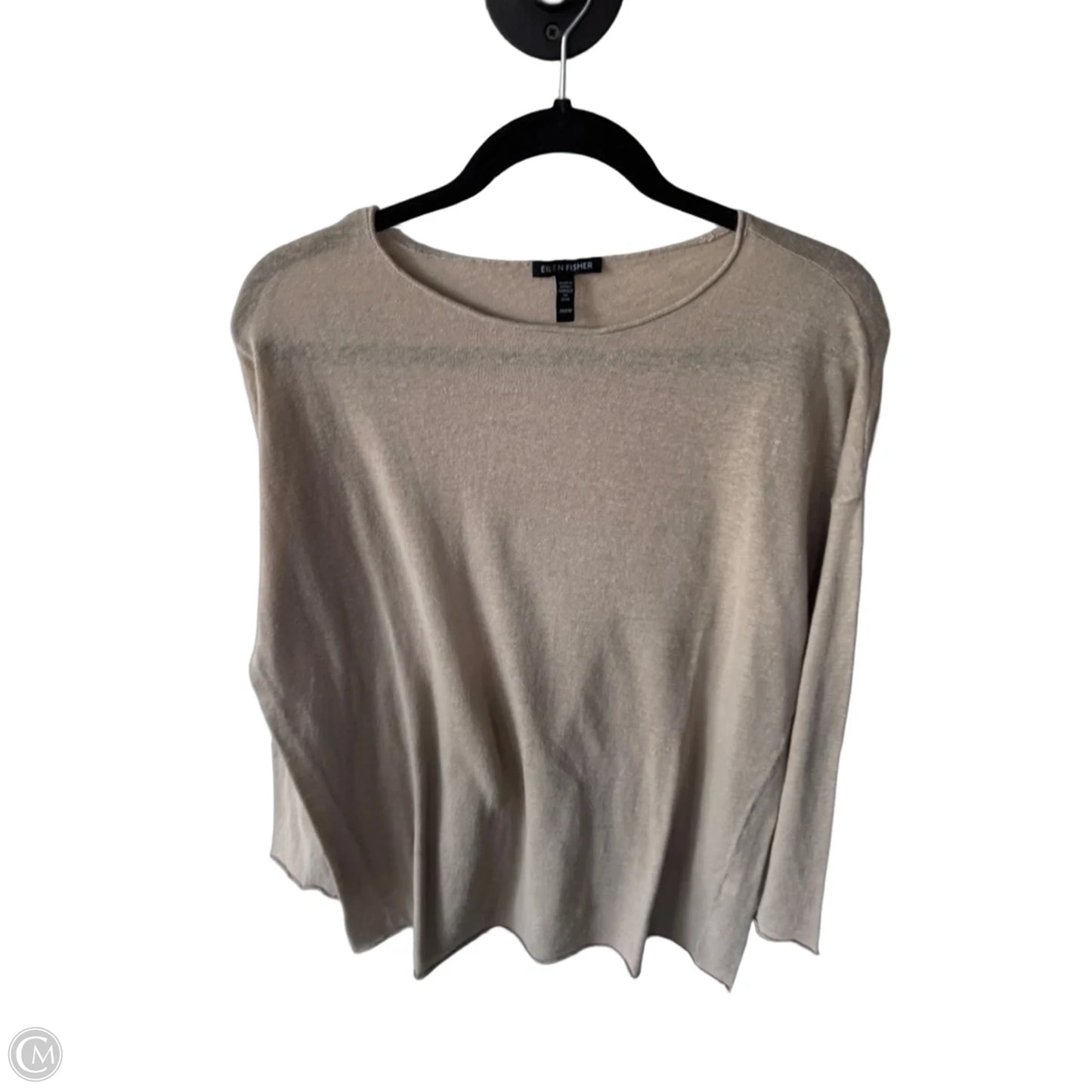 Top Long Sleeve By Eileen Fisher In Tan, Size: Sp