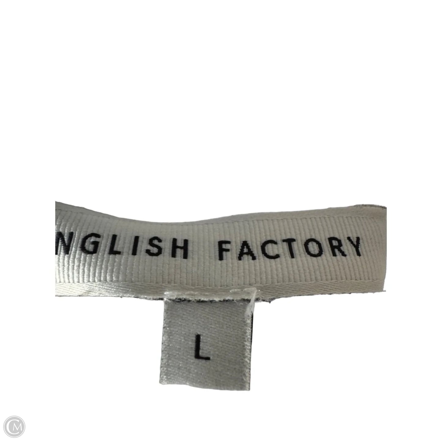 Top Short Sleeve By English Factory In White, Size: L