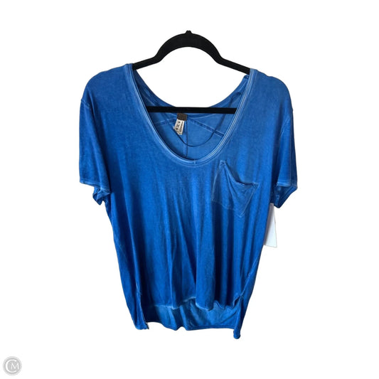 Top Short Sleeve By We The Free In Blue, Size: M