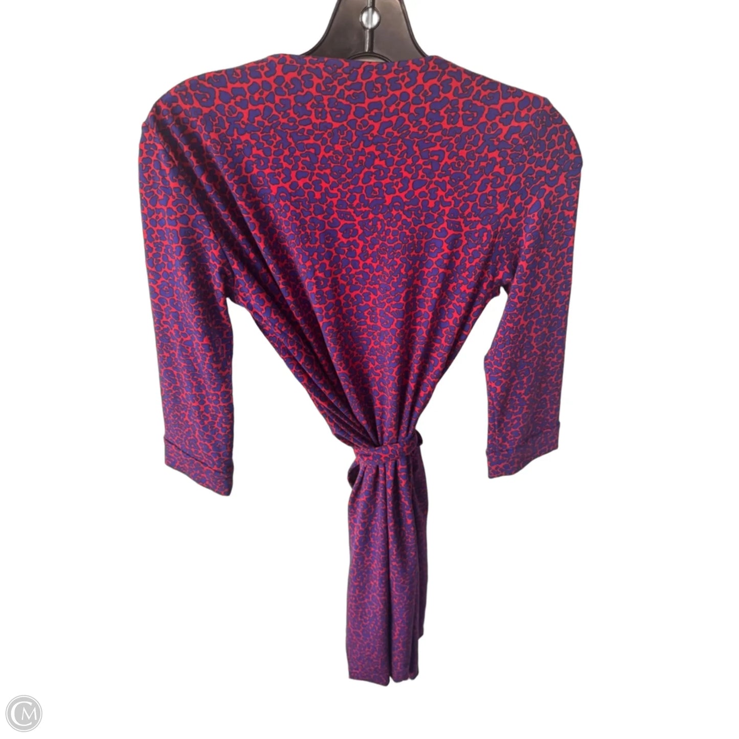 Dress Designer By Diane Von Furstenberg In Blue & Red
