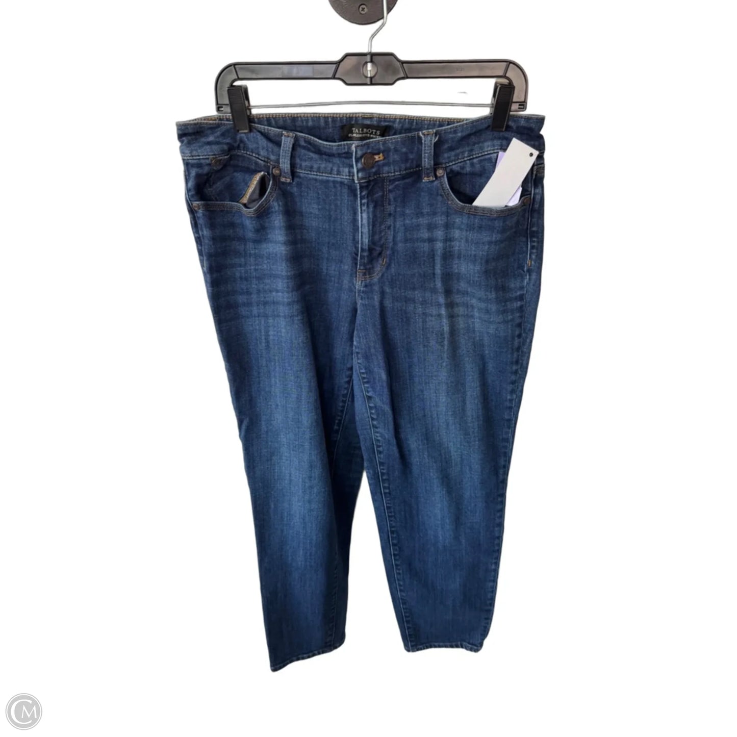 Jeans Boyfriend By Talbots In Blue Denim, Size: 8