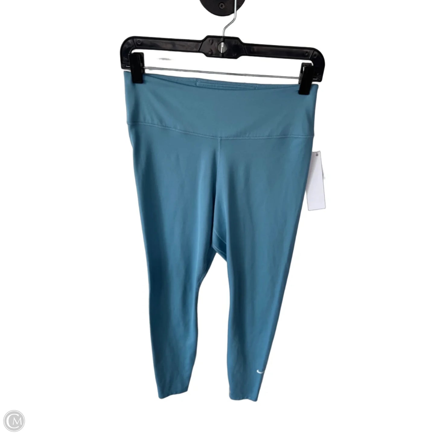Athletic Leggings By Nike In Blue, Size: 8