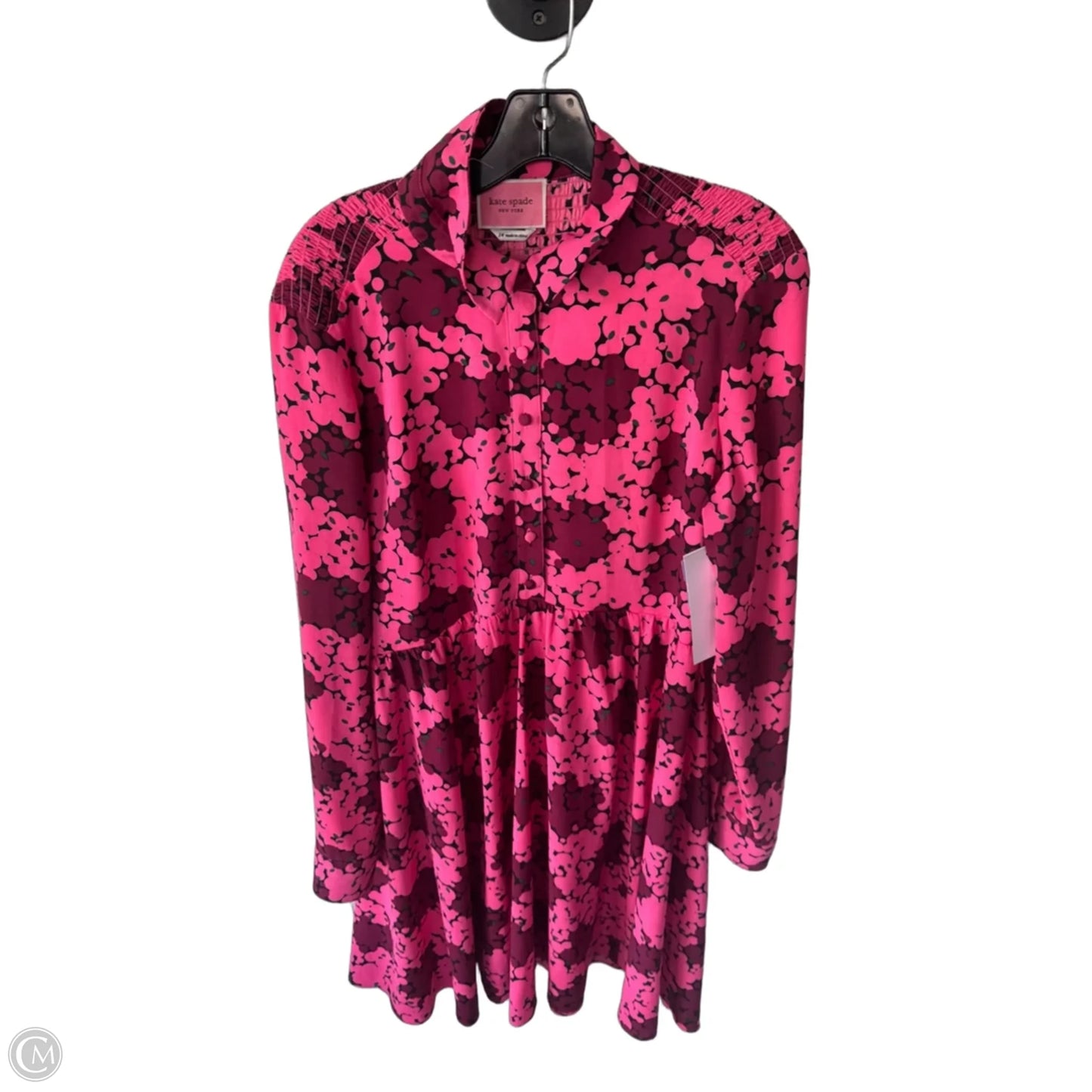 Dress Designer By Kate Spade In Pink & Red, Size: L