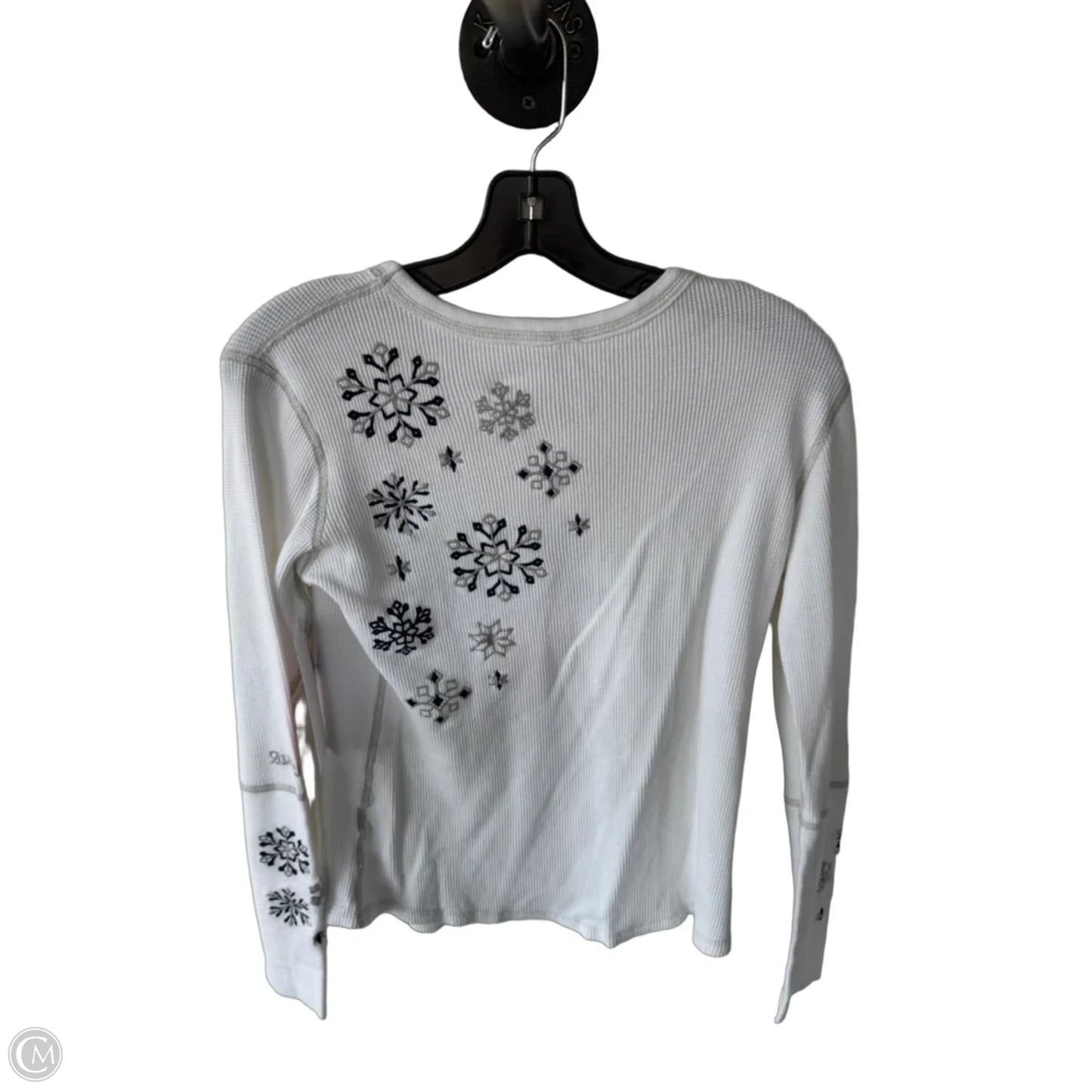 Top Long Sleeve By Alp N Rock In Black & White, Size: M