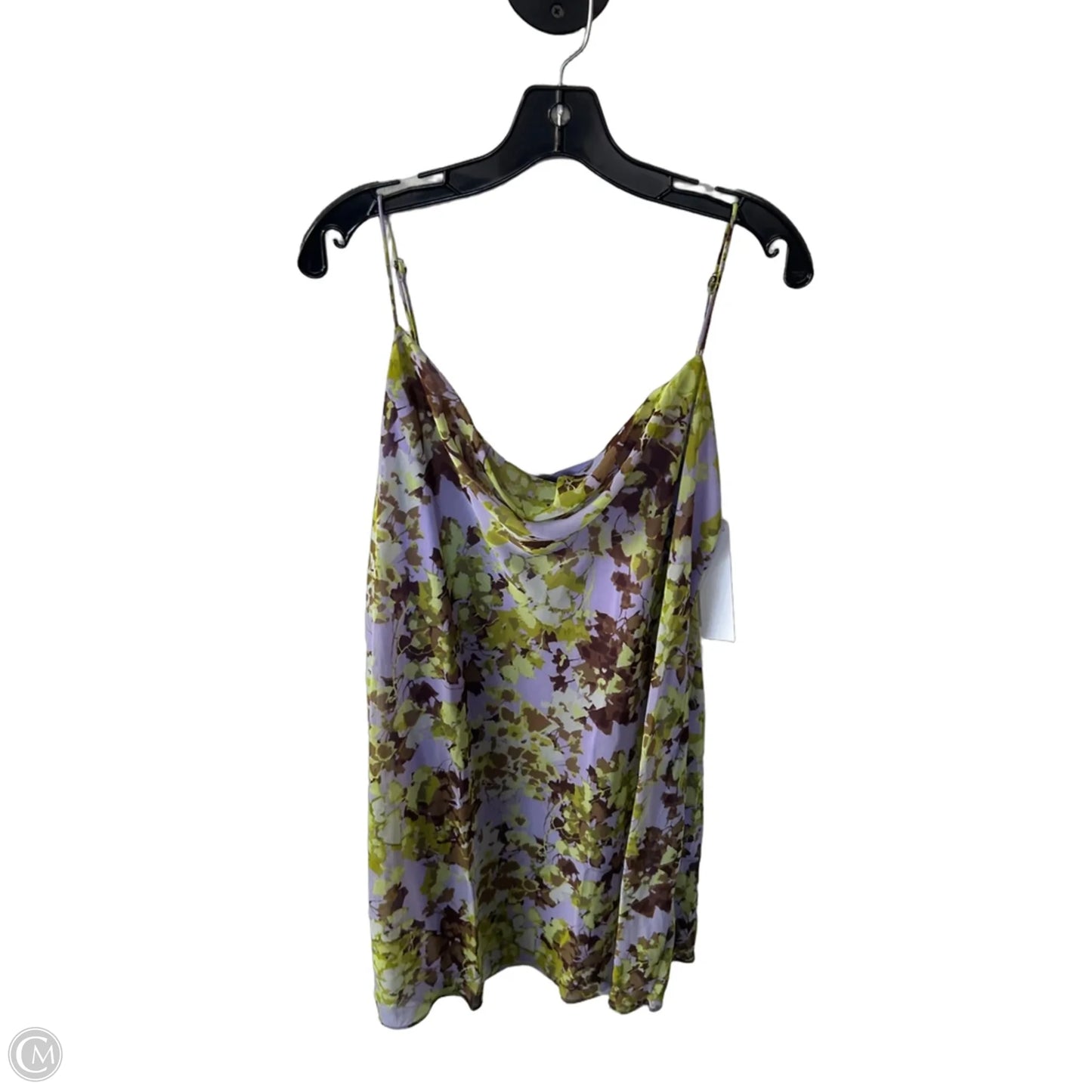 Dress Party Short By Banana Republic In Green & Purple, Size: Xl