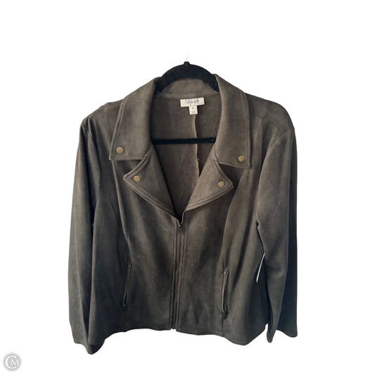 Jacket Other By Style And Company In Green, Size: Xl